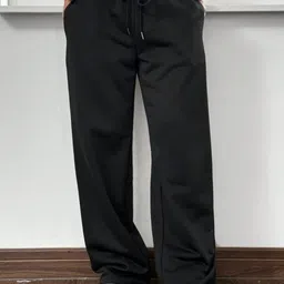 FLYNOFF Women Relaxed Loose Fit Easy Wash Trousers-image-8