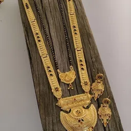 V.K.PAYAL.JEWELLERY Gold-Plated Artificial Beaded Jewellery Set-picture-16