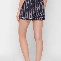 FashionRack Women Pack of 2 Printed Mid-Rise Lounge Shorts image 3