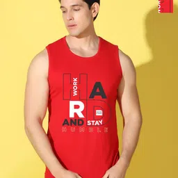 WOOSTRO Men Pack Of 2 Typography Printed Round Neck Cotton Slim Fit T-shirts-picture-14