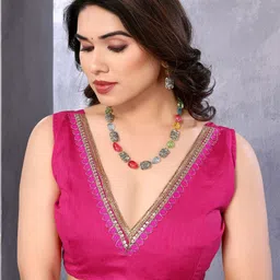 CATCHY FOREVER Ombre Dyed Pure Georgette Saree image 4