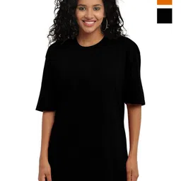 NOTWILD Women 3 V-Neck Applique T-shirt-picture-30