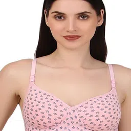Piylu Women Pack of 3 Graphic Printed Full Coverage Lightly Padded Bra image 2
