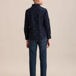 U.S. Polo Assn. Kids Printed Pure Cotton Casual Shirt image 4