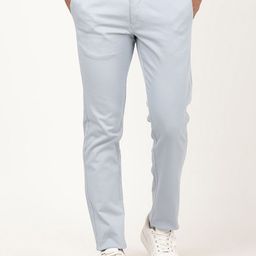 Indian Terrain Men Brooklyn Slim Fit Mid-Rise Trousers-picture-4