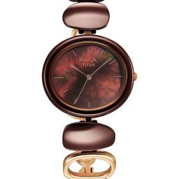 Titan Women Brass Mother of Pearl Dial & Bracelet Style Straps Analogue Watch-picture-9