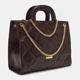 Forever Glam by Pantaloons PU Structured Handheld Bag with Quilted-picture-34