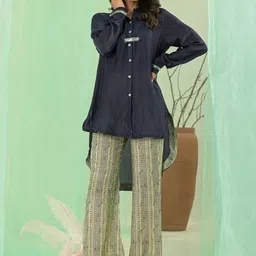 AUTUMN LANE Pavitra Azure Printed Long Sleeves Tunic With Palazzo-picture-17