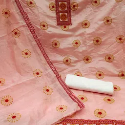 SHADOW & SAINING Embroidered Unstitched Dress Material image 2