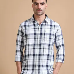 RIGS AND RAGS Men Classic Tartan Checks Checked Casual Shirt-picture-10