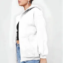 Kasendra Women Fleece Lightweight Open Front Jacket image 3