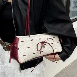 LULU & SKY Women Graphic Printed Structured Bow Detail Shoulder Bag-picture-11