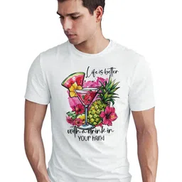 Seekbuylove Men Printed Bio Finish T-shirt-picture-26