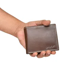 OLIVE MIST Men Leather Two Fold Wallet image 3