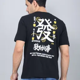 ZEN1 FASHION Men Typography Printed Round Neck Cotton T-shirt-picture-27