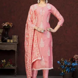 Maroosh Ethnic Motifs Embroidered Unstitched Dress Material-image-90