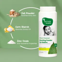 Mother Sparsh Talc-Free Natural Dusting Powder For Babies With Corn Starch & Oat Powder image 4