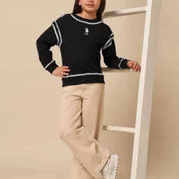 U.S. Polo Assn. Kids Girls Colourblocked Sweatshirt-image-48