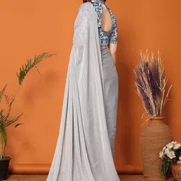 AMRUTKALA SAREES Striped Leheriya Saree image 3