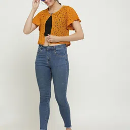 APR GLOBAL Women Pack Of 2 Self Design Shrug image 5