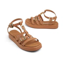 Vizzano Women Open Toe Flats with Buckles image 2