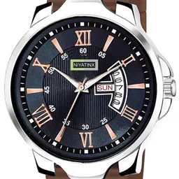 CSAMON Men Dial & Straps Analogue Watch 3KANSLV BLKDD 804 BRO_SH image 3