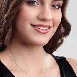 MALENA Silver-Plated Crystals Studded Necklace-image-9