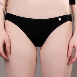 Louis Bayrad Pack Of 2 Anti Microbial Plus-Size Bikini BriefsLB 1034 Black Pack 2-image-40