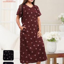 NIGHTFAB Women's Stylish Alpine Maxi Nightdress-picture-43