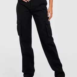 MASTERLY WEFT Women Super Relaxed Fit High-Rise Mildly Distressed Stretchable Jeans image 1