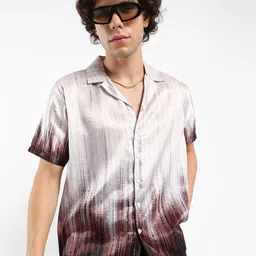 Campus Sutra Men Comfort Opaque Printed Casual Shirt-picture-21