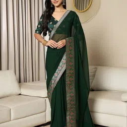 Mitera Poly Georgette Ready to Wear Saree-picture-35