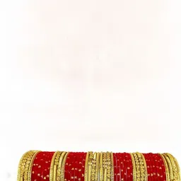 Instyle Forever Red Glass Artificial Stones Bangle-picture-38