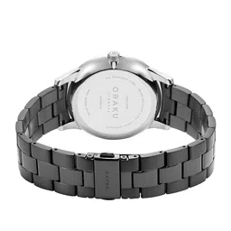 Obaku Men Brass Embellished Dial & Stainless Steel Bracelet Style Straps Analogue Watch V247XDULSU image 3