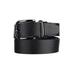 Kastner Men Black Textured Formal Belt image 5