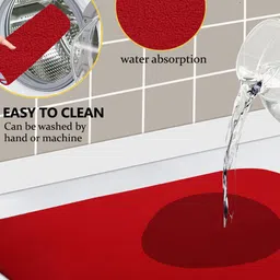 Kuber Industries Blue & Pink 3 Pieces Rectangular Kitchen Dry Dish Table Placemats image 2