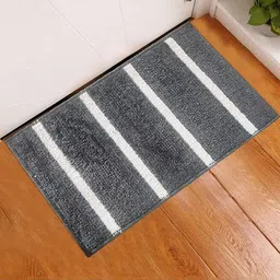 IVAZA Grey Microfibre 1400 GSM Bath Rugs-image-79