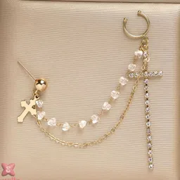 Estailo fashion Quirky Ear Cuff Earrings image 2