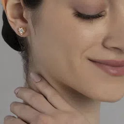 Crash.Club By CKC 18KT Rose Gold Diamond Heart Shaped Stud Earrings -3.94g-image-83