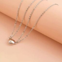 J.S ENTERPRISES Heart Shaped Pendant with Chain-picture-8