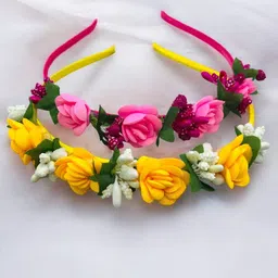 GADINFASHION Girls Set of 2 Flower Hairband-picture-29