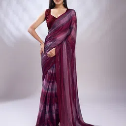 Rekha Maniyar Woven Design Ready to Wear Leheriya Saree-picture-33
