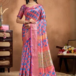 Vmdesigns Silk Blend Handloom Saree-picture-38