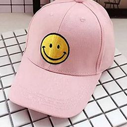 Infispace Men Embroidered Pure Cotton Smiley Summer Cap-picture-4