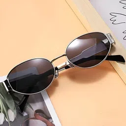 FUNGLASSES Unisex Round Sunglasses with UV Protected Lens 5888 image 3