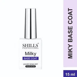 shills professional Milky Base Coat Polish - 15ml - 2-image-73