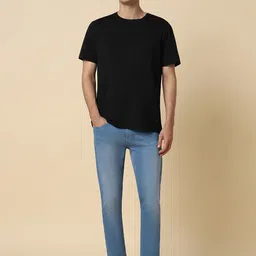 Allen Solly Men Skinny Fit Heavy Fade Washed Stretchable Jeans image 4