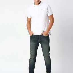 Pepe Jeans Men Tapered Fit Low-Rise Heavy Fade Stretchable Jeans image 2