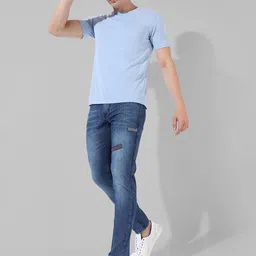 Campus Sutra Men Smart Slim Fit Light Fade Stretchable Cotton Jeans image 2