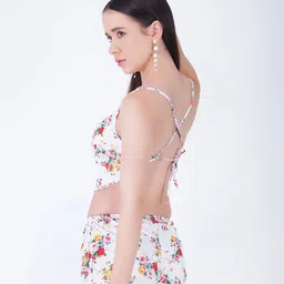 GuSo Shopee Women White Net Baby Dolls image 5